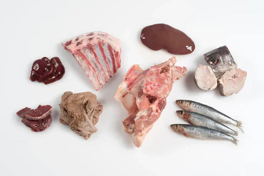 Vitamins & Minerals in an 80-10-10 Raw Dog Food Diet