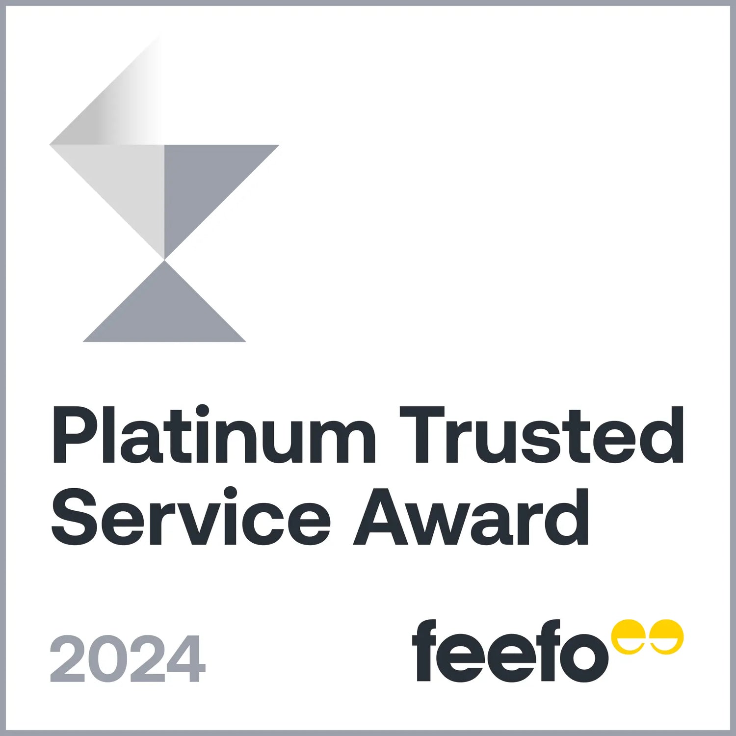 We Received Trusted Service Award 5 Years in a Row