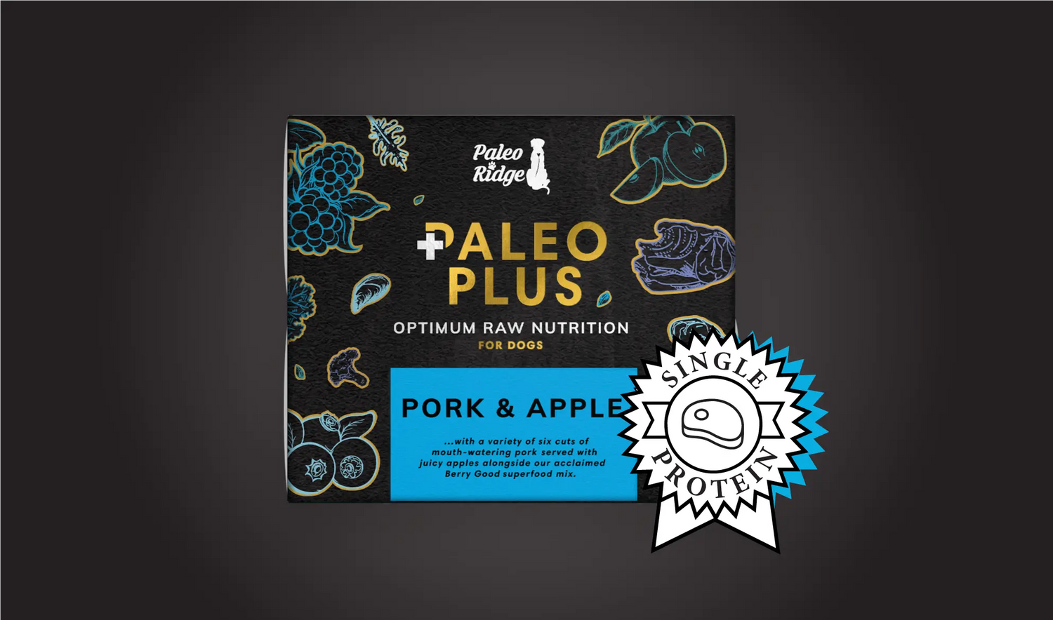 What is Paleo Plus Pork & Apple Raw Dog Food?