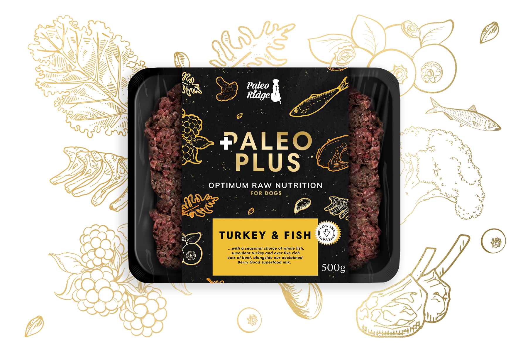 Paleo Plus Turkey and Fish (500g)