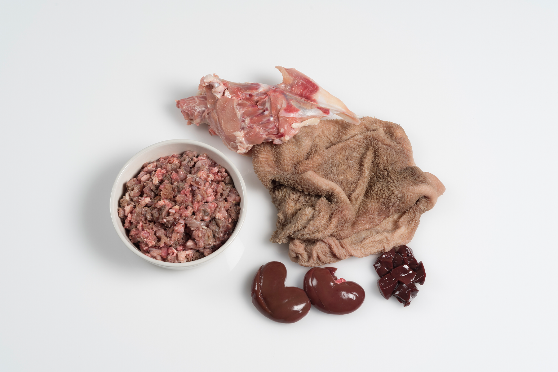 Classic Lamb Tripe and Chicken (1kg) - Paleo Ridge