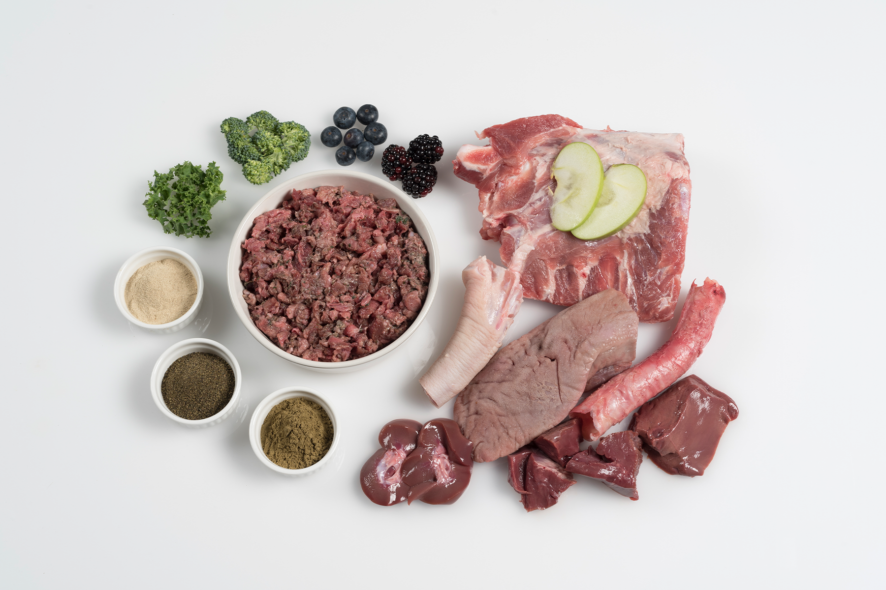 Paleo Plus Pork & Apple (500g) - Paleo Ridge