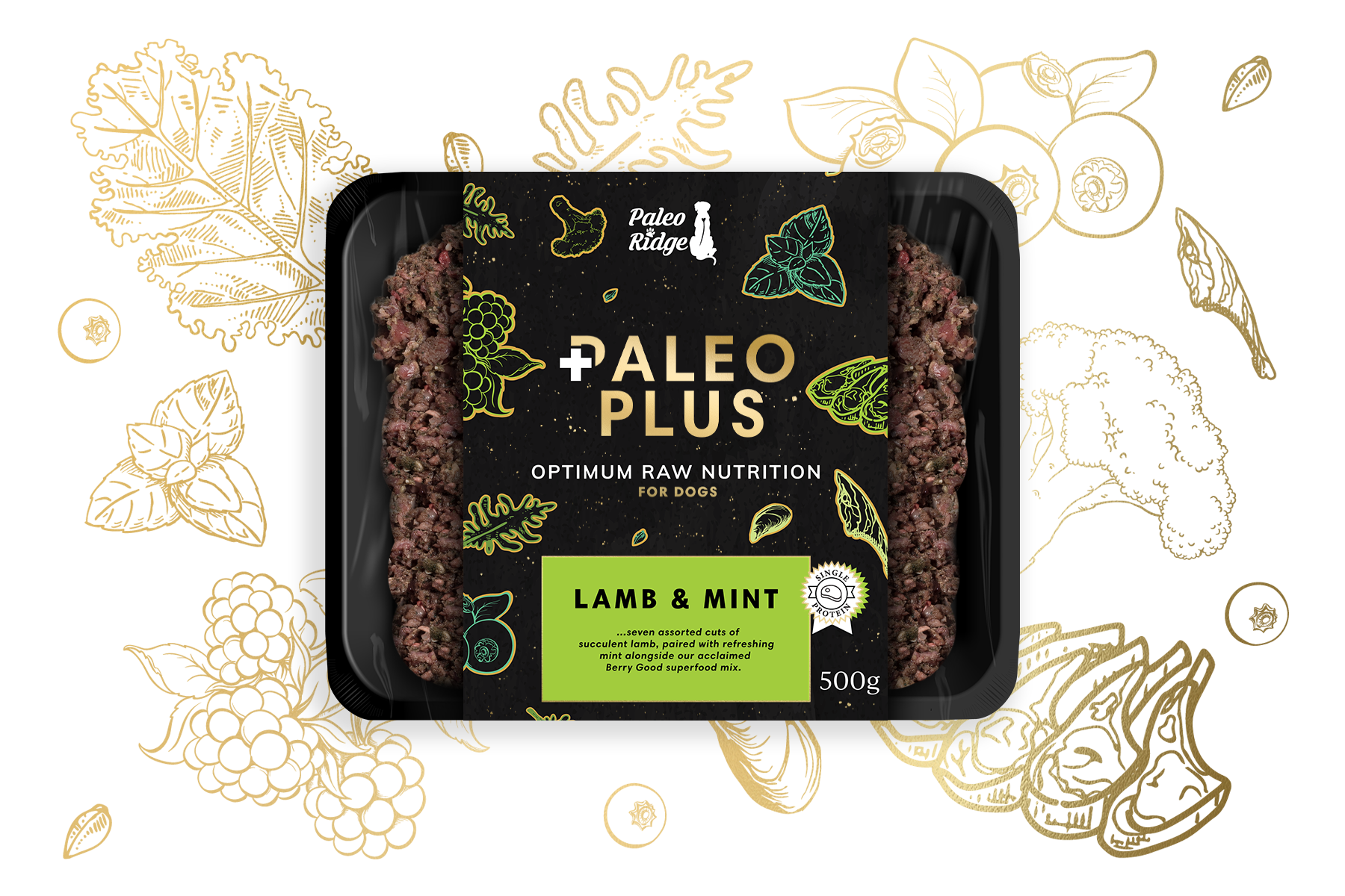 Paleo Plus Lamb & Mint (500g)