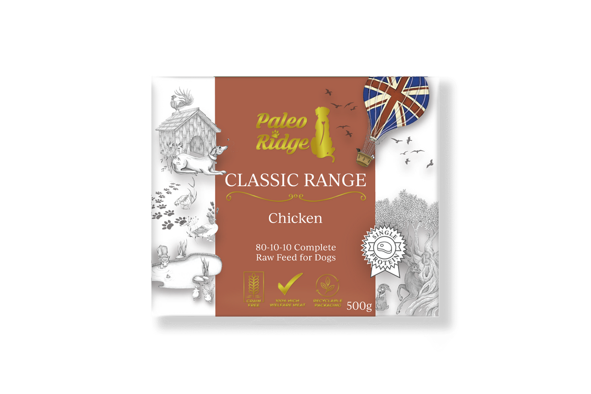 Classic Chicken (500g) | Raw Dog Food | Paleo Ridge